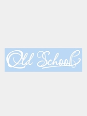Наклейка на авто "Old School", 25 х 7 см