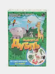 Зеленый настольная карточная игра "Дубль"
