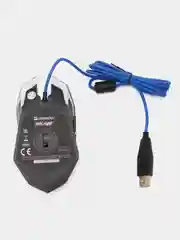Мышь проводная игровая DEFENDER Dark Agent GM-590L, 6 кнопок, коврик, черная, 513828