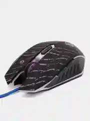Мышь проводная игровая DEFENDER Dark Agent GM-590L, 6 кнопок, коврик, черная, 513828