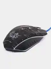 Мышь проводная игровая DEFENDER Dark Agent GM-590L, 6 кнопок, коврик, черная, 513828