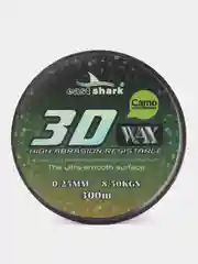 Леска 3D Camo Wax, 300 м, серая, хамелеон