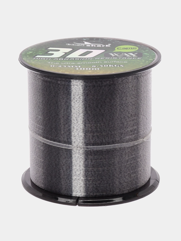 Леска 3D Camo Wax, 300 м, серая, хамелеон