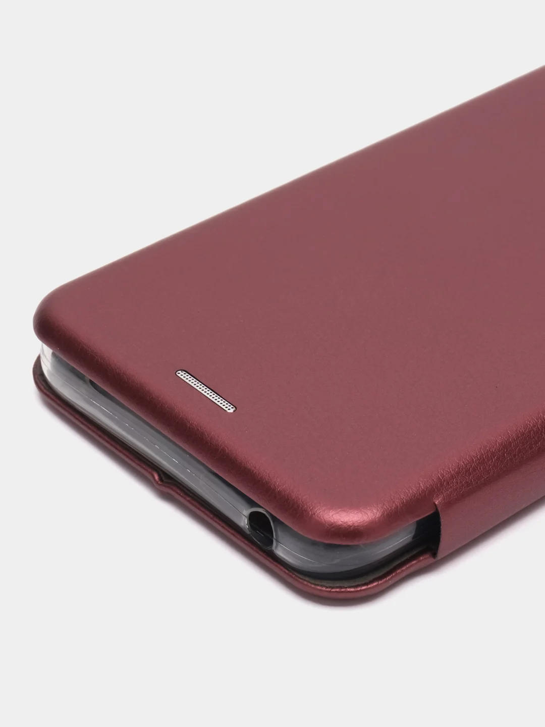 Багровый чехол-книжка Xiaomi Redmi 12C, 13С, POCO C55, С65, Redmi 12, 13 (Редми 12С, 13С, Поко С55)