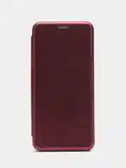 Багровый чехол-книжка Xiaomi Redmi 12C, 13С, POCO C55, С65, Redmi 12, 13 (Редми 12С, 13С, Поко С55)