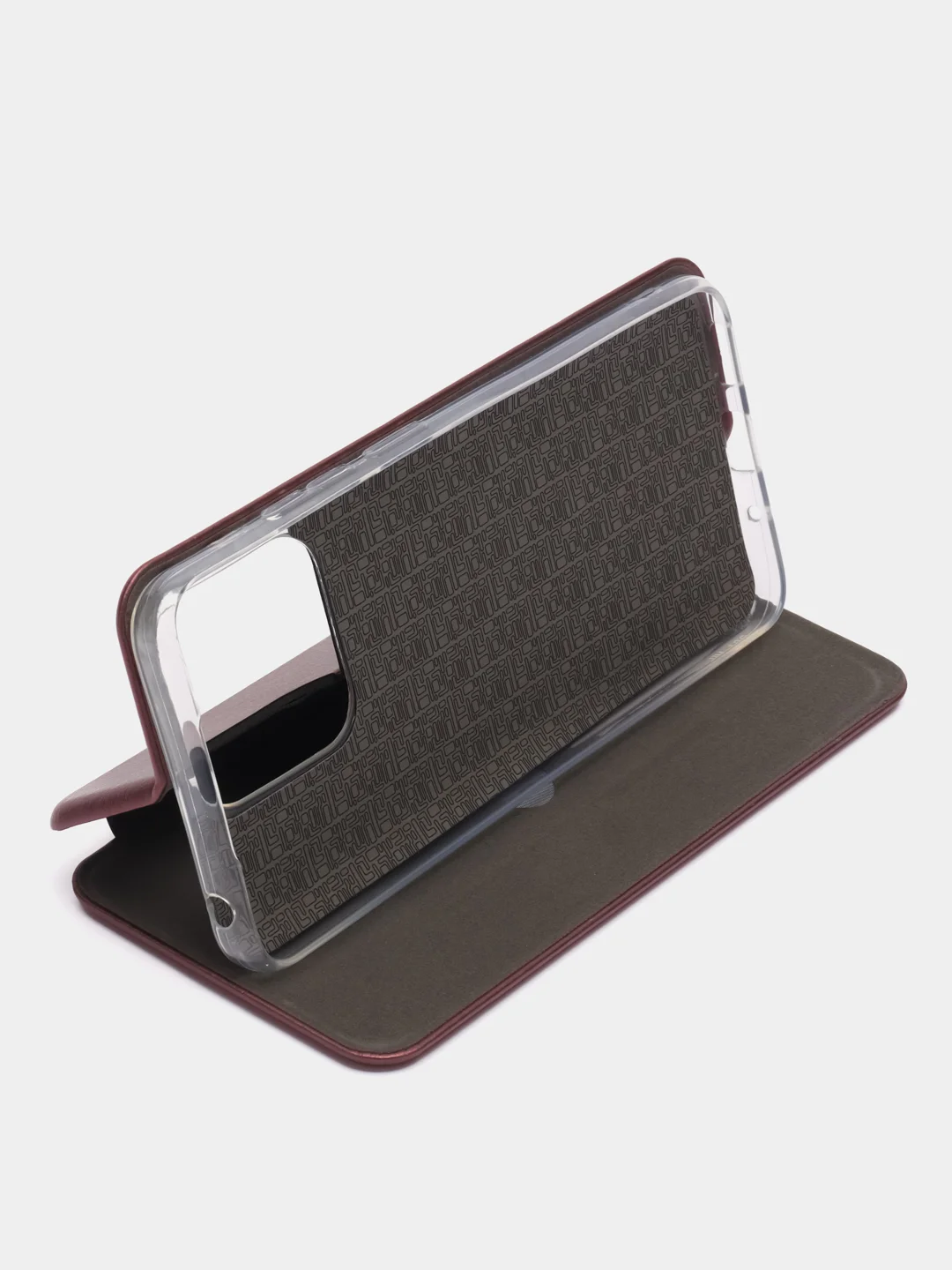 Багровый чехол-книжка Xiaomi Redmi 12C, 13С, POCO C55, С65, Redmi 12, 13 (Редми 12С, 13С, Поко С55)
