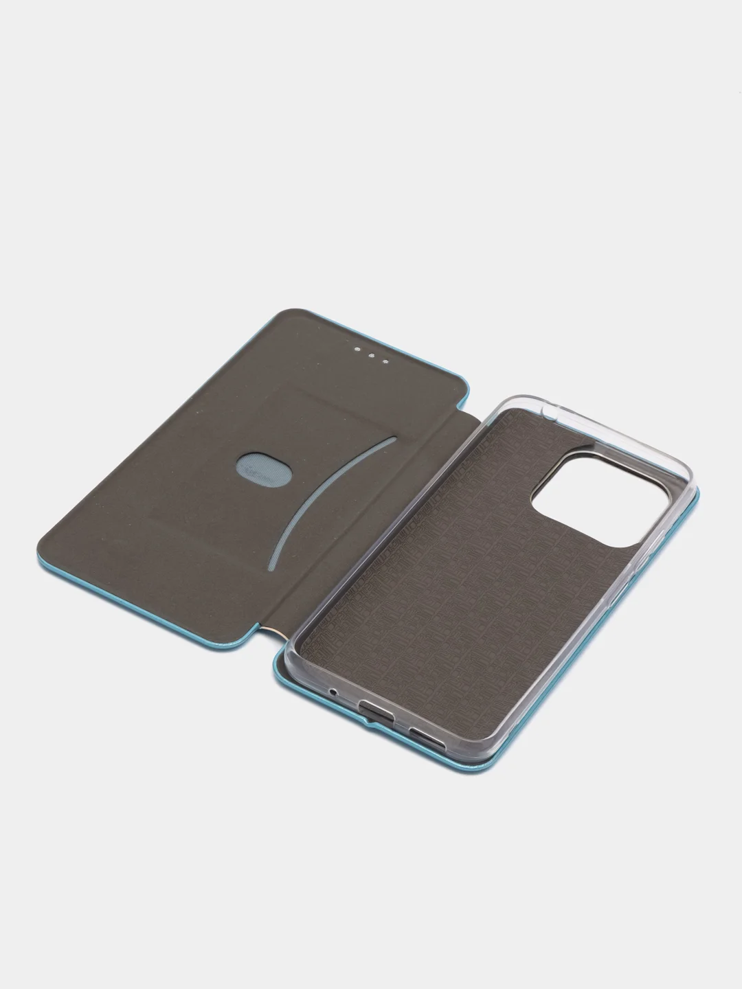 Голубой чехол-книжка Xiaomi Redmi 12C, 13С, POCO C55, С65, Redmi 12, 13 (Редми 12С, 13С, Поко С55)