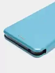 Голубой чехол-книжка Xiaomi Redmi 12C, 13С, POCO C55, С65, Redmi 12, 13 (Редми 12С, 13С, Поко С55)