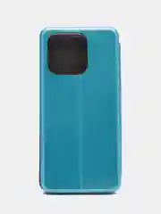 Голубой чехол-книжка Xiaomi Redmi 12C, 13С, POCO C55, С65, Redmi 12, 13 (Редми 12С, 13С, Поко С55)