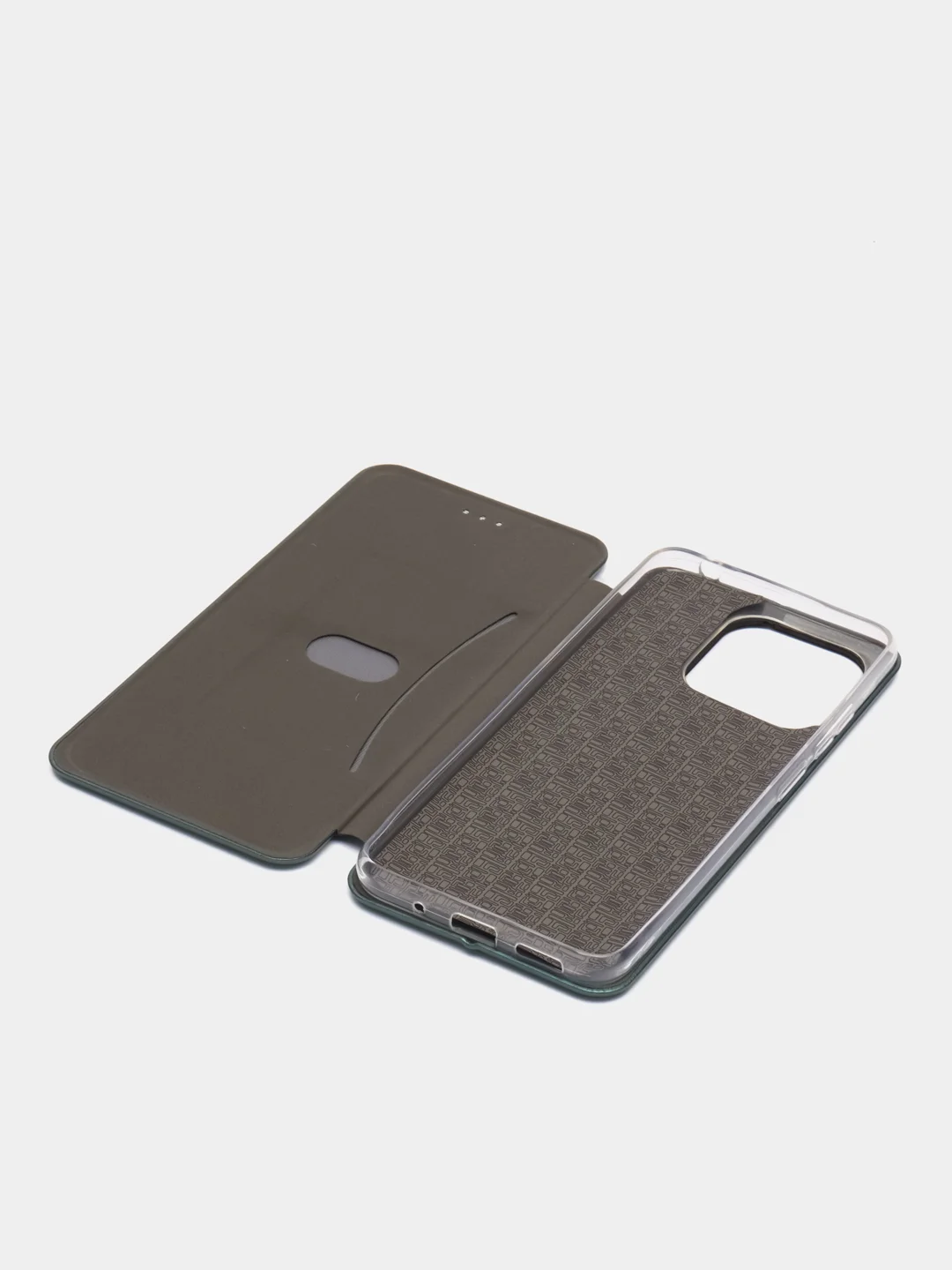 Зеленый чехол-книжка Xiaomi Redmi 12C, 13С, POCO C55, С65, Redmi 12, 13 (Редми 12С, 13С, Поко С55)