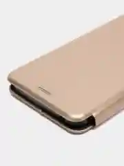 Золотой чехол-книжка Xiaomi Redmi 12C, 13С, POCO C55, С65, Redmi 12, 13 (Редми 12С, 13С, Поко С55)
