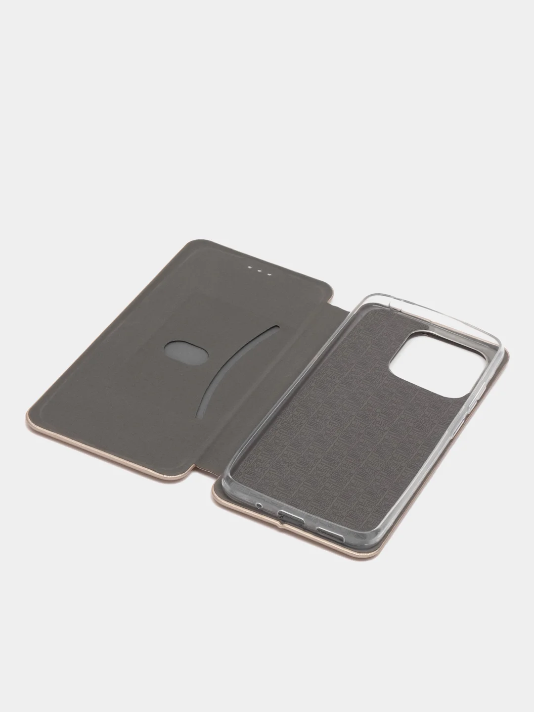 Золотой чехол-книжка Xiaomi Redmi 12C, 13С, POCO C55, С65, Redmi 12, 13 (Редми 12С, 13С, Поко С55)