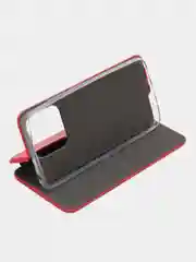 Красный чехол-книжка Xiaomi Redmi 12C, 13С, POCO C55, С65, Redmi 12, 13 (Редми 12С, 13С, Поко С55)
