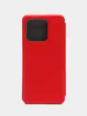 Красный чехол-книжка Xiaomi Redmi 12C, 13С, POCO C55, С65, Redmi 12, 13 (Редми 12С, 13С, Поко С55)