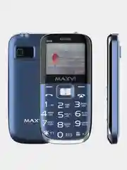 Черный мобильный телефон Maxvi B6ds, БОЛЬШИЕ КНОПКИ, С КАМЕРОЙ, АККУМУЛЯТОР 1400мАч