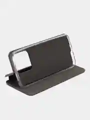 Серебряный чехол-книжка Xiaomi Redmi 12C, 13С, POCO C55, С65, Redmi 12, 13 (Редми 12С, 13С, Поко С55)