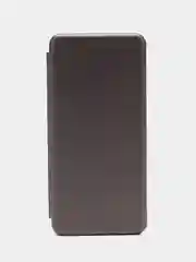 Серебряный чехол-книжка Xiaomi Redmi 12C, 13С, POCO C55, С65, Redmi 12, 13 (Редми 12С, 13С, Поко С55)