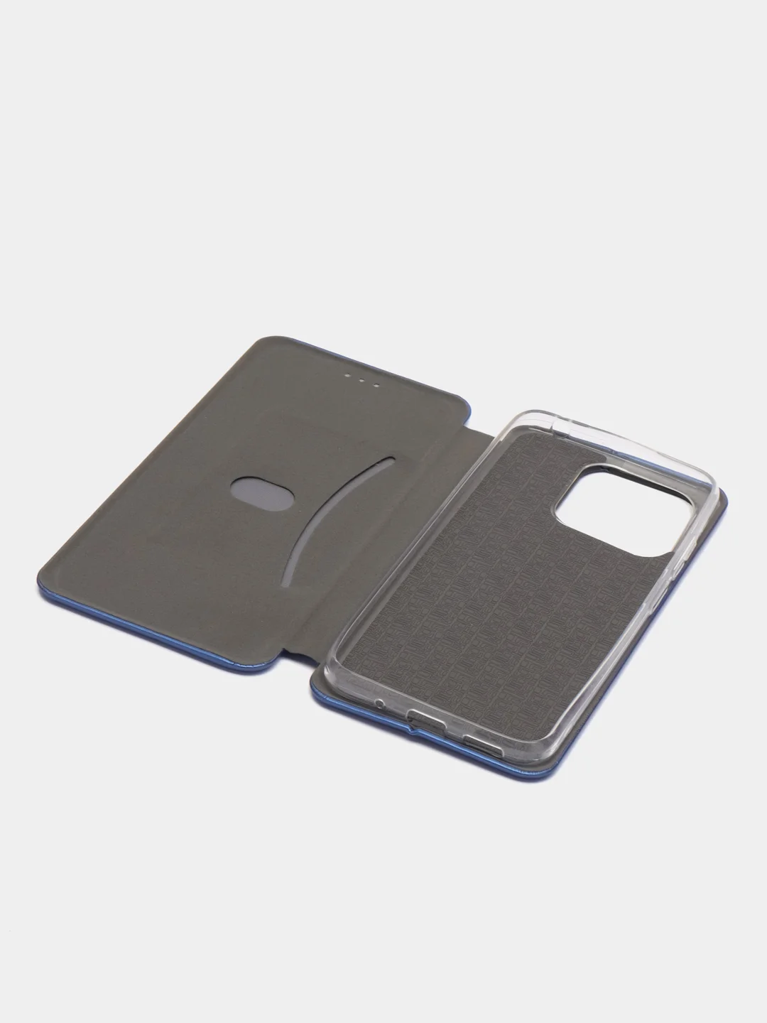 Синий чехол-книжка Xiaomi Redmi 12C, 13С, POCO C55, С65, Redmi 12, 13 (Редми 12С, 13С, Поко С55)