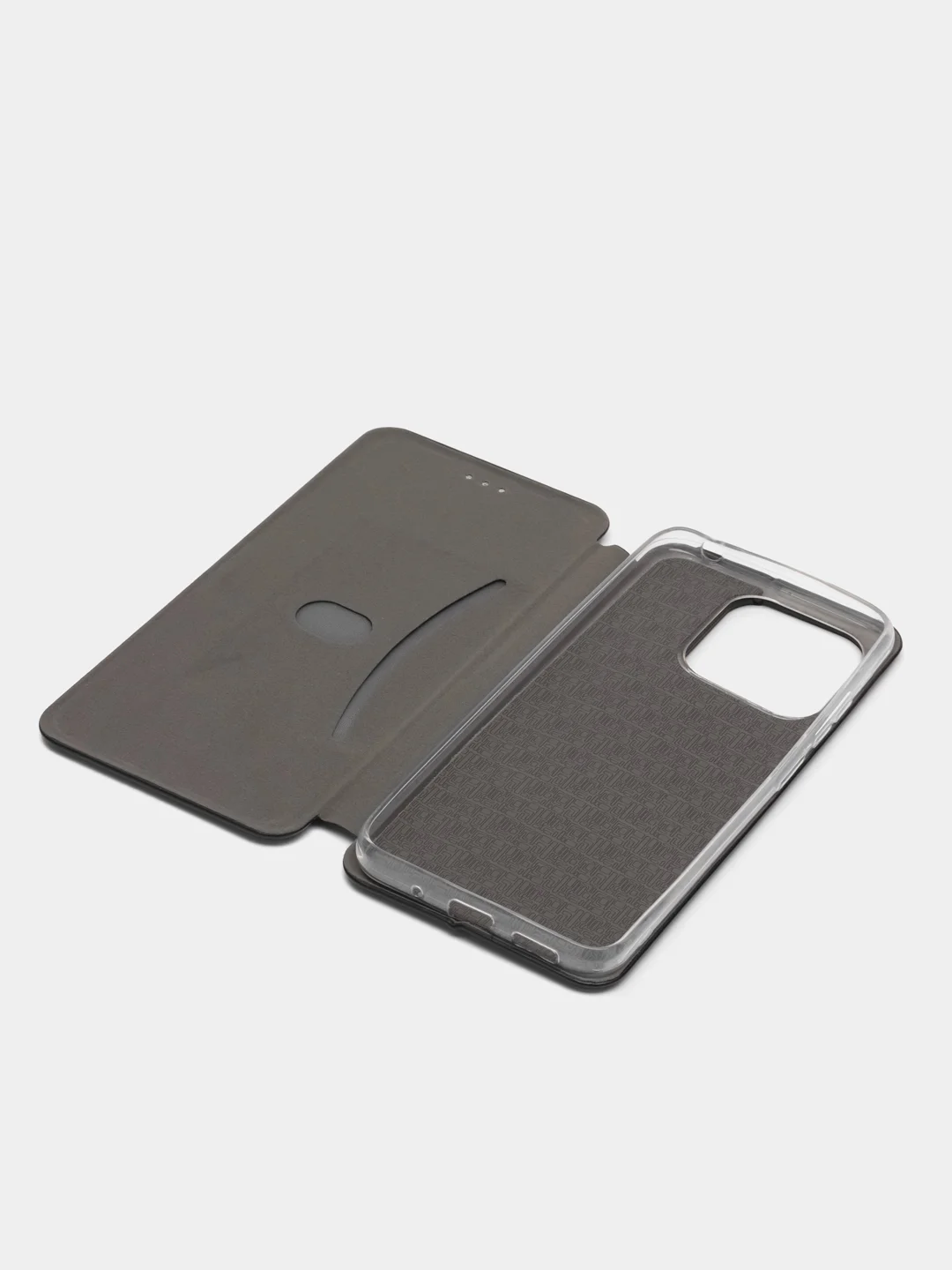 Черный чехол-книжка Xiaomi Redmi 12C, 13С, POCO C55, С65, Redmi 12, 13 (Редми 12С, 13С, Поко С55)