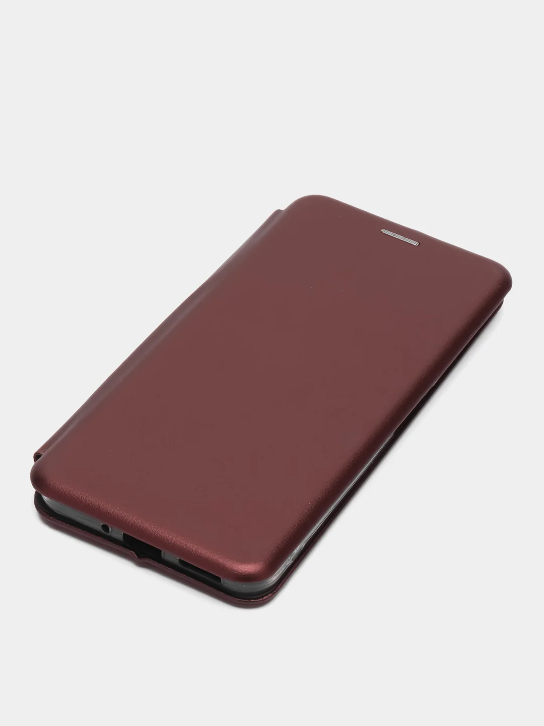 Багровый чехол-книжка для Xiaomi Redmi Note 12 5G / Poco X5 5G (Сяоми Редми Ноте 12 и Поко Х5)