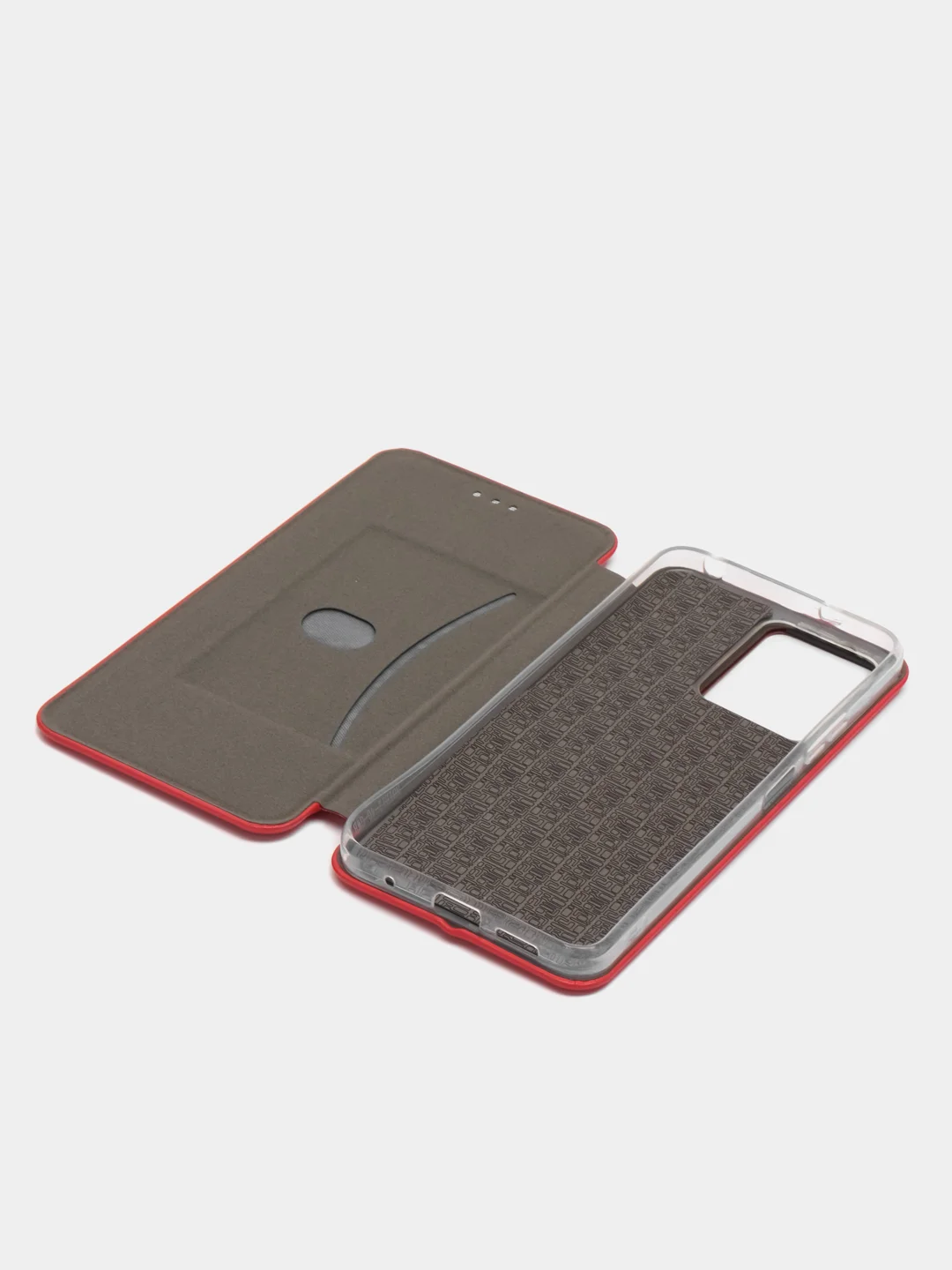 Красный чехол-книжка для Xiaomi Redmi Note 12 4G, Redmi Note 13 4G( Сяоми Редми Ноте 12 4G)