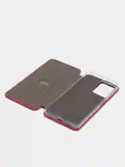 Красный чехол-книжка для Xiaomi Redmi Note 12 4G, Redmi Note 13 4G( Сяоми Редми Ноте 12 4G)