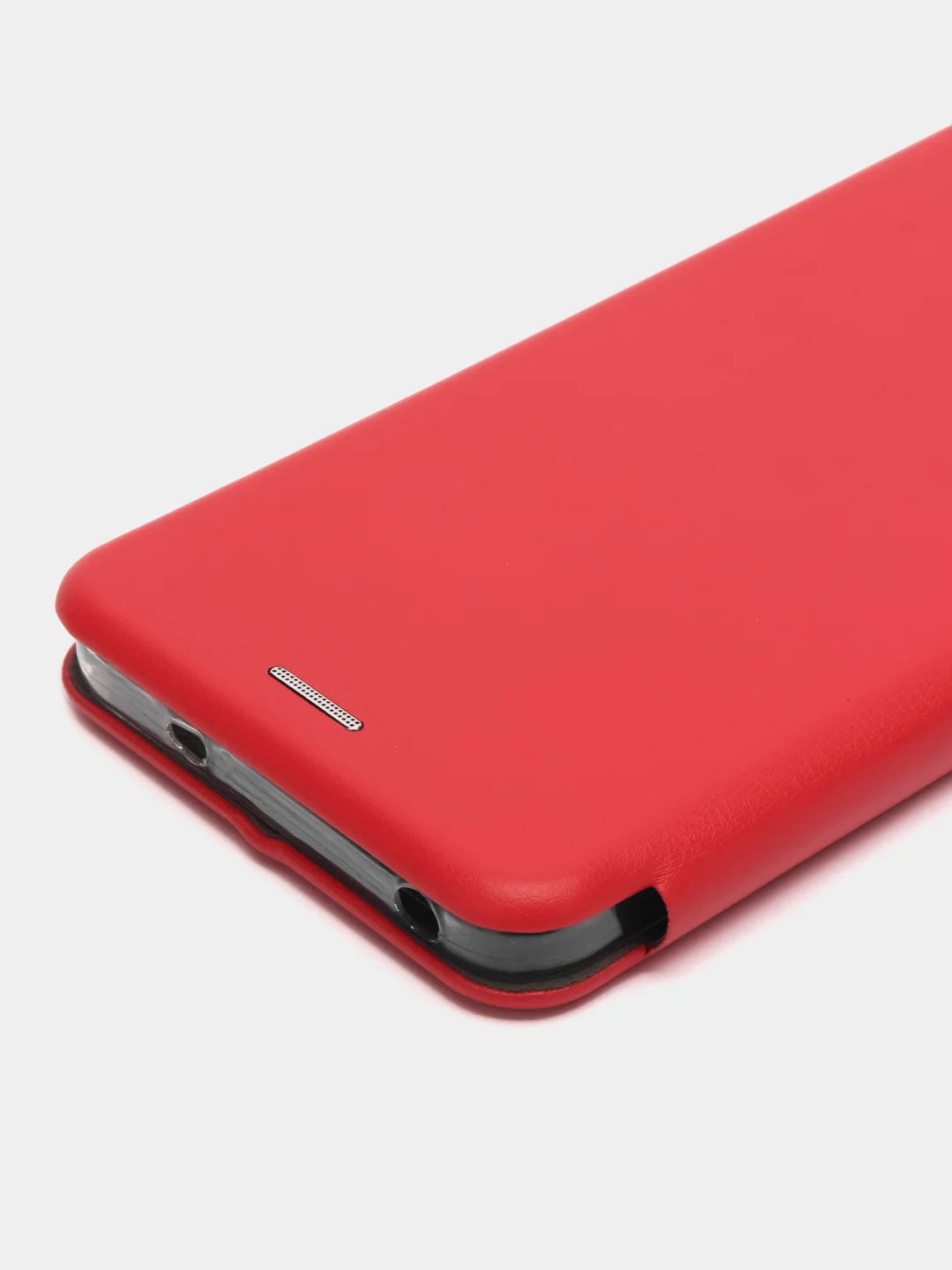 Красный чехол-книжка для Xiaomi Redmi Note 12 4G, Redmi Note 13 4G( Сяоми Редми Ноте 12 4G)