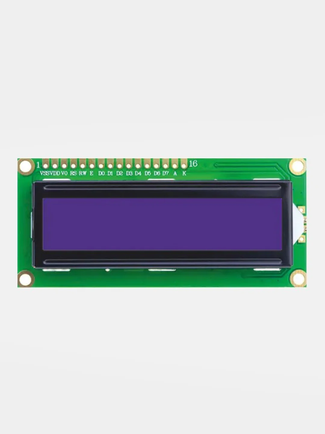 Зеленый жидкокристаллический дисплей LCD 1602, 2004 Arduino