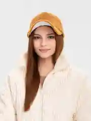 Коричневый теплая кепка, женская бейсболка, утепленная кепка