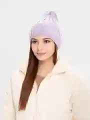 Серый меланж шапка женская