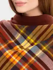 Конфетный платок LERAY "Джуниор", кашемир, клетка, 73*73 см
