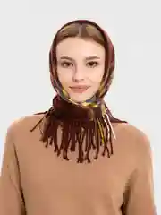 Конфетный платок LERAY "Джуниор", кашемир, клетка, 73*73 см