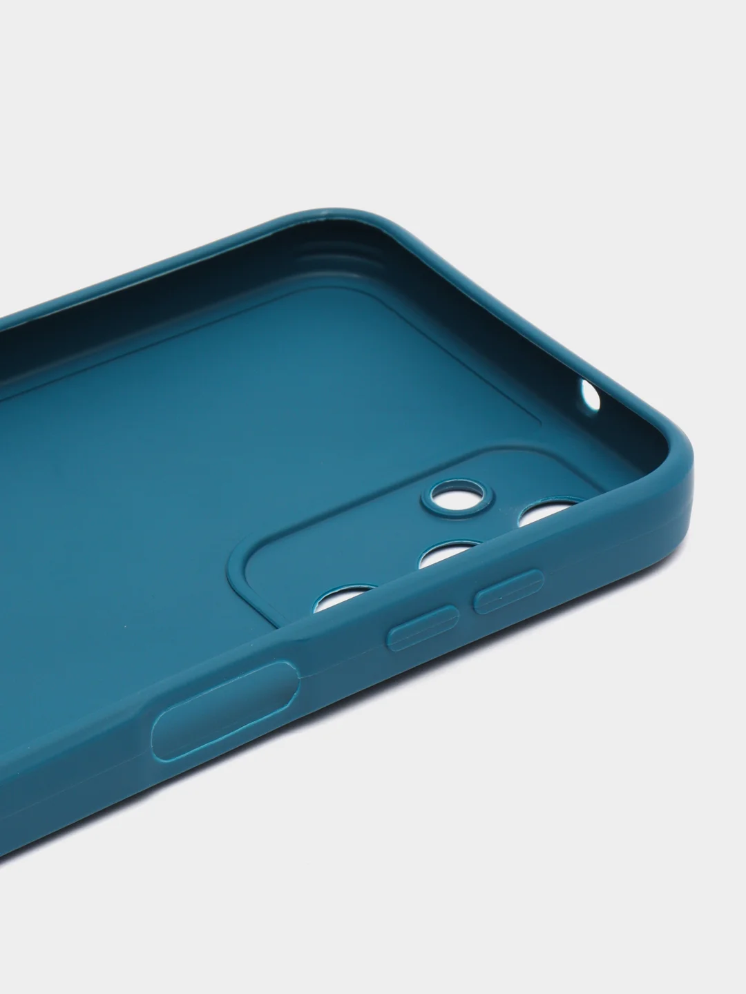 Синий чехол для Samsung Galaxy A14 / Самсунг Галакси А14, силиконовый, матовый