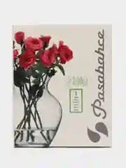 Молочный ваза для цветов, стекло