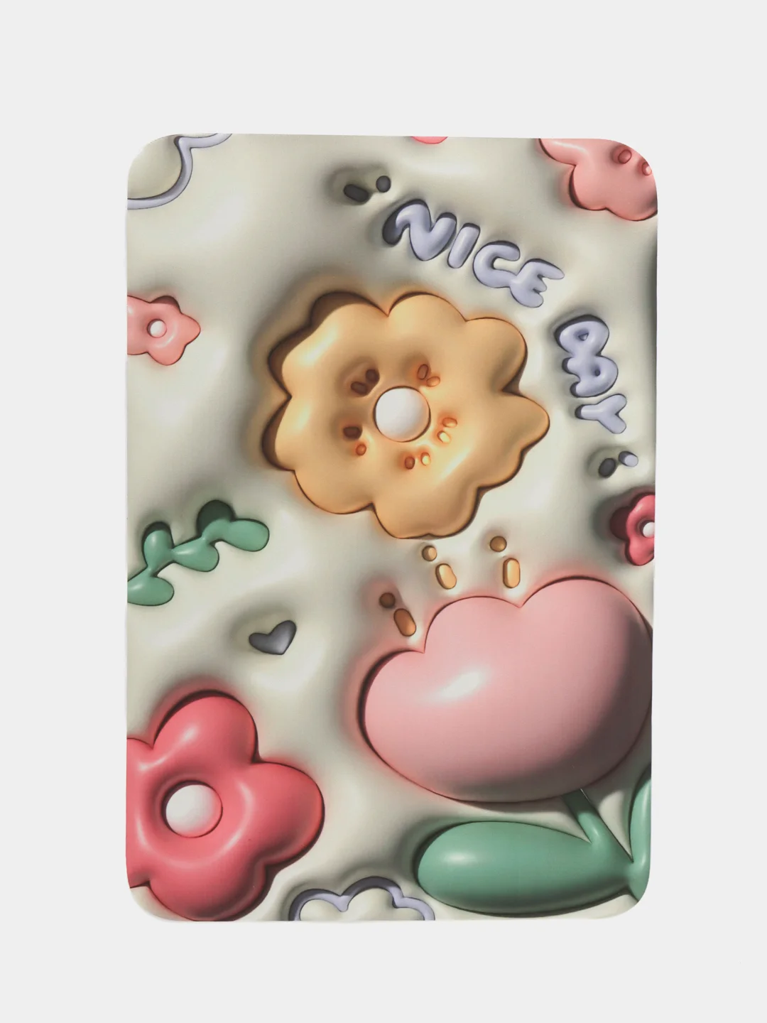 Белый коврик для ванной, 3d эффект