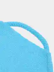 Бирюзовый японская мочалка для бани и душа, жесткая