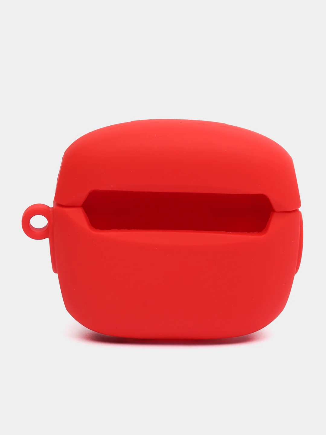 Алый чехол для беспроводных наушников Apple AirPods 3 / Аирподс 3, с карабином, мультяшный