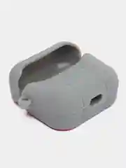 Приглушённый хаки чехол для беспроводных наушников Apple AirPods 3 / Аирподс 3, с карабином, мультяшный