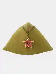 Пилотка Военная однослойная, металлическая красная звезда, размер универсальный