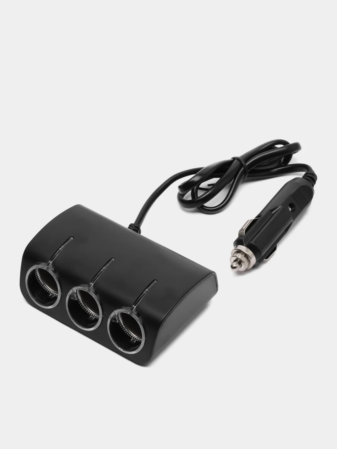 Разветвитель прикуривателя авто OLESSON 1521, 3 гнезда, 120W с LED подсветкой