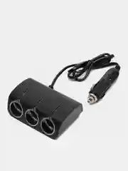 Разветвитель прикуривателя авто OLESSON 1521, 3 гнезда, 120W с LED подсветкой