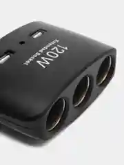 Разветвитель для прикуривателя OLESSON 1511 на 3 гнезда 12/24В + 2 гнезда USB