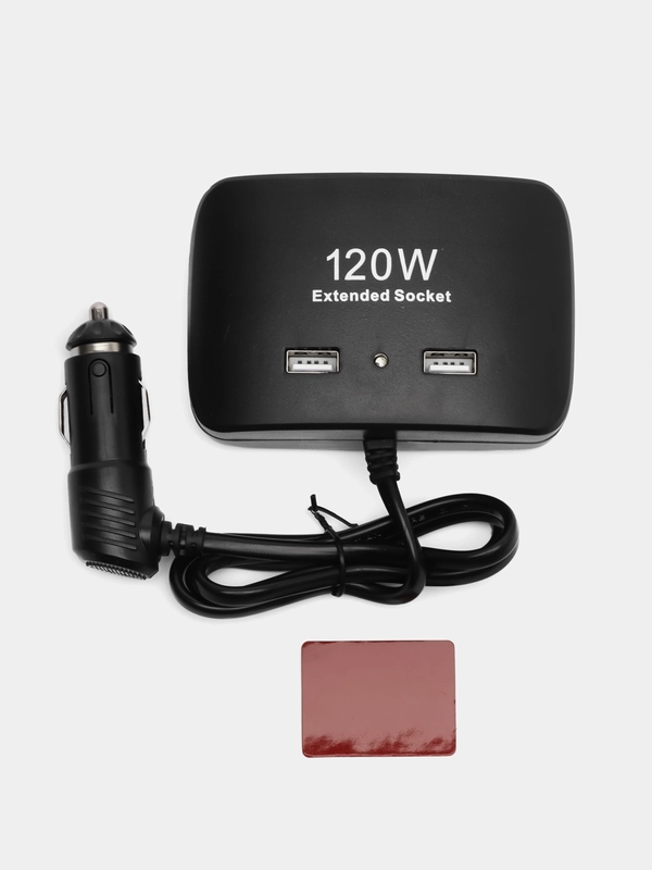 Разветвитель для прикуривателя OLESSON 1511 на 3 гнезда 12/24В + 2 гнезда USB
