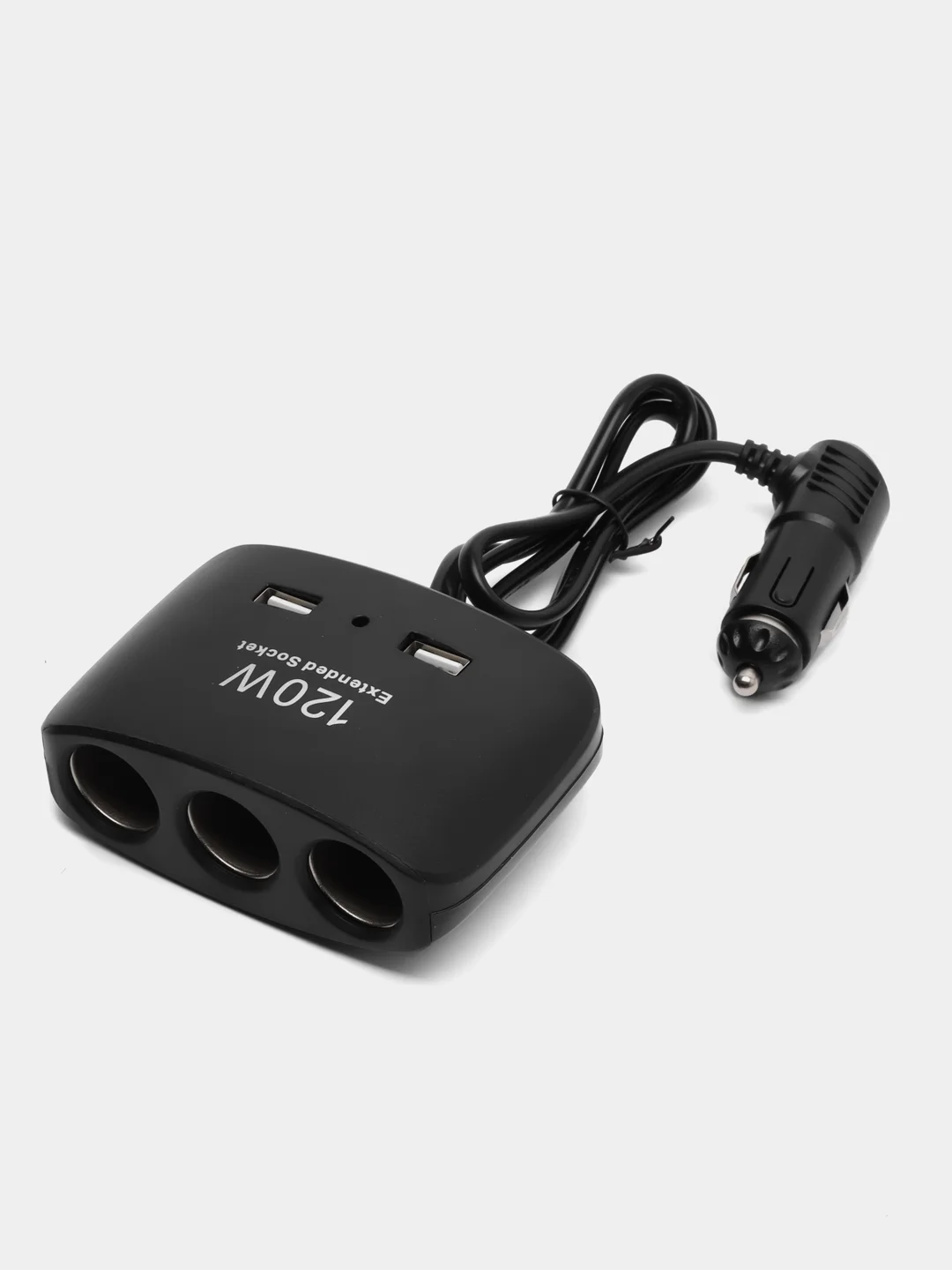 Разветвитель для прикуривателя OLESSON 1511 на 3 гнезда 12/24В + 2 гнезда USB