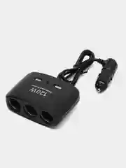 Разветвитель для прикуривателя OLESSON 1511 на 3 гнезда 12/24В + 2 гнезда USB