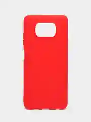 Красный чехол Xiaomi Poco X3 (NFC) / X3 Pro, силиконовый, цветной, матовый