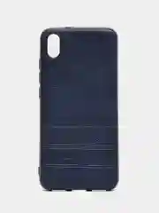Темно-синий чехол Xiaomi Redmi 7A, Сяоми Редми 7А силиконовый под кожу