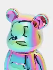 Разноцветный статуэтка медведь "Bearbrick", копилка керамическая