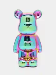 Разноцветный статуэтка медведь "Bearbrick", копилка керамическая