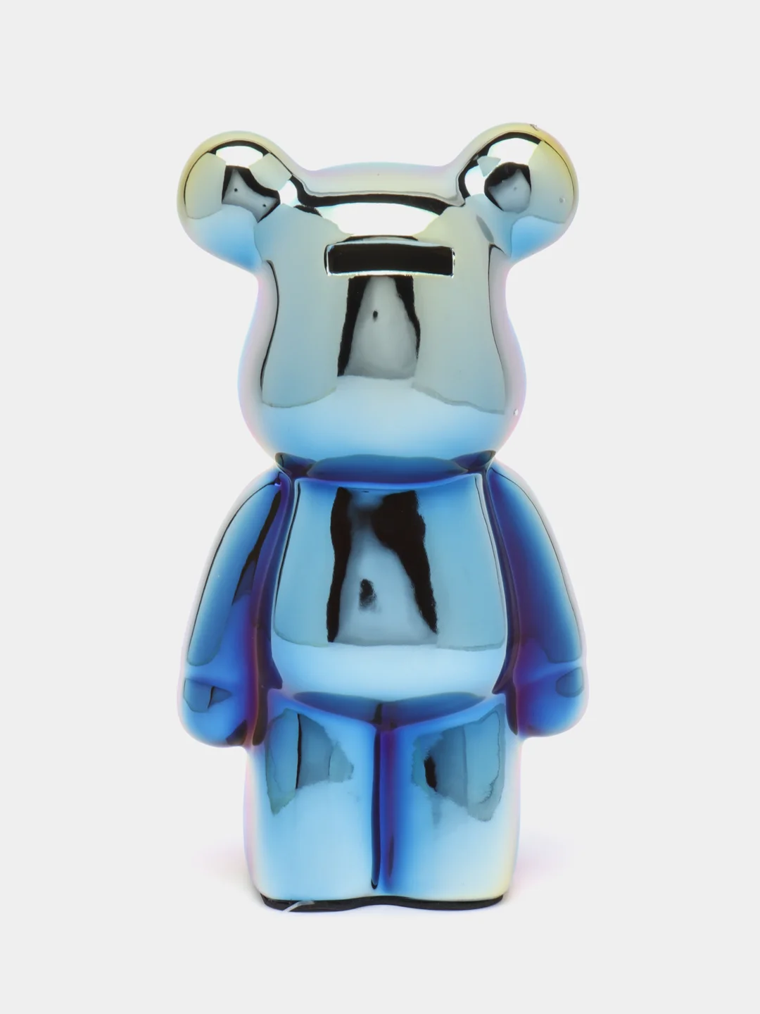 Разноцветный статуэтка медведь "Bearbrick", копилка керамическая